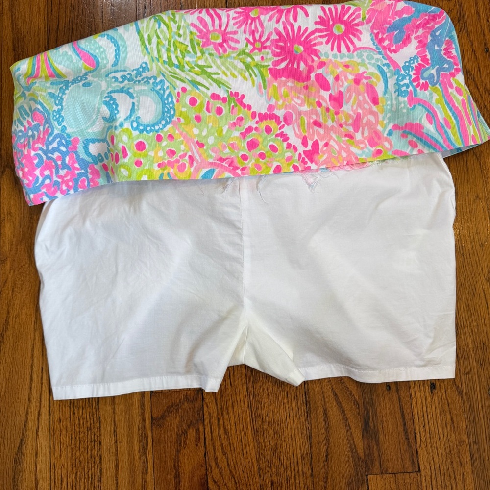 Lilly Pulitzer Colorful Floral Skort - Picture 9 of 12